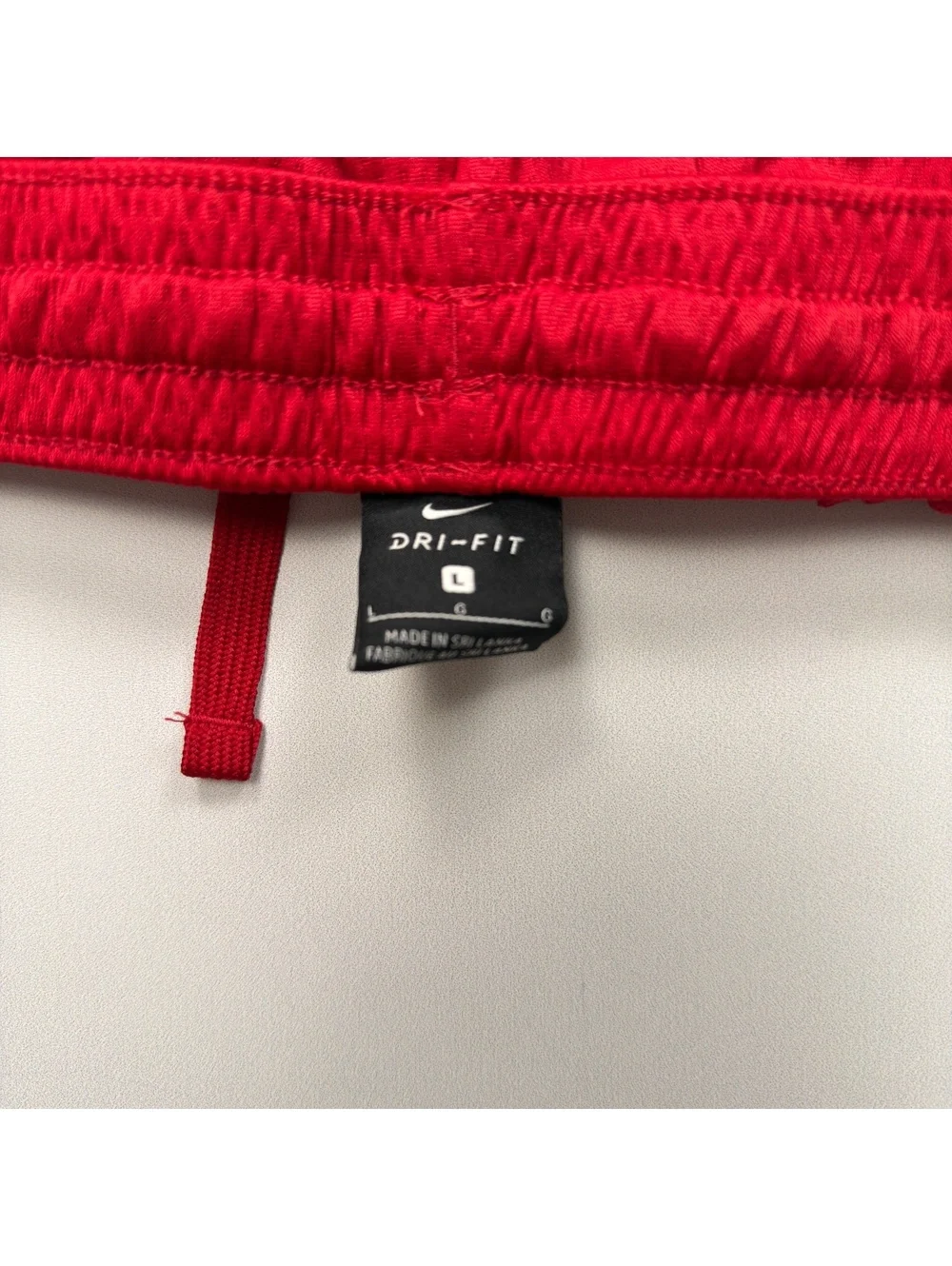 Nike Athletic Red Dri-FIT Shorts Black Trim - Boys  L